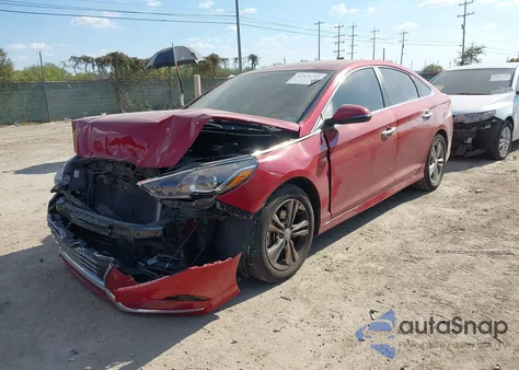 2018 Hyundai Sonata Sel z USA, uszkodzony, nr VIN 5NPE34AF5JH637235